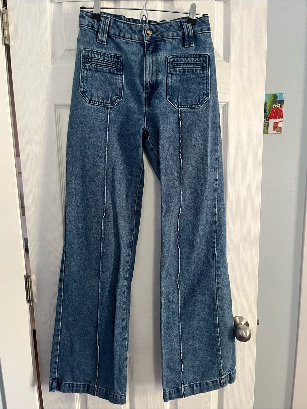 Sezane Augusto Trousers Denim - Size 38